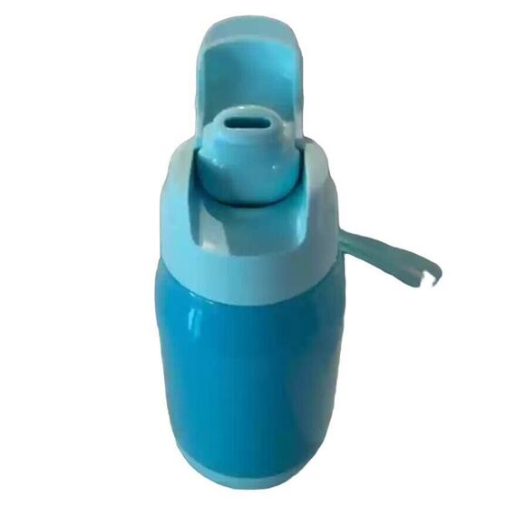 New Rare Blue Tupperware Insulated Lohas Flask Hot Cold Bottle - Picture 2 of 3